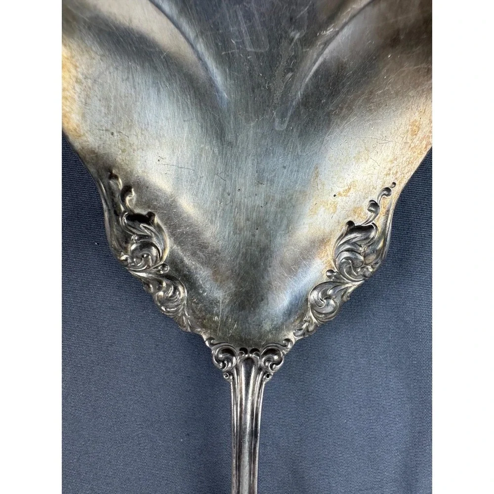Holmes & Edwards Imperial 1904‎ Silverplate Berry Spoon Serving Spoon Monogram